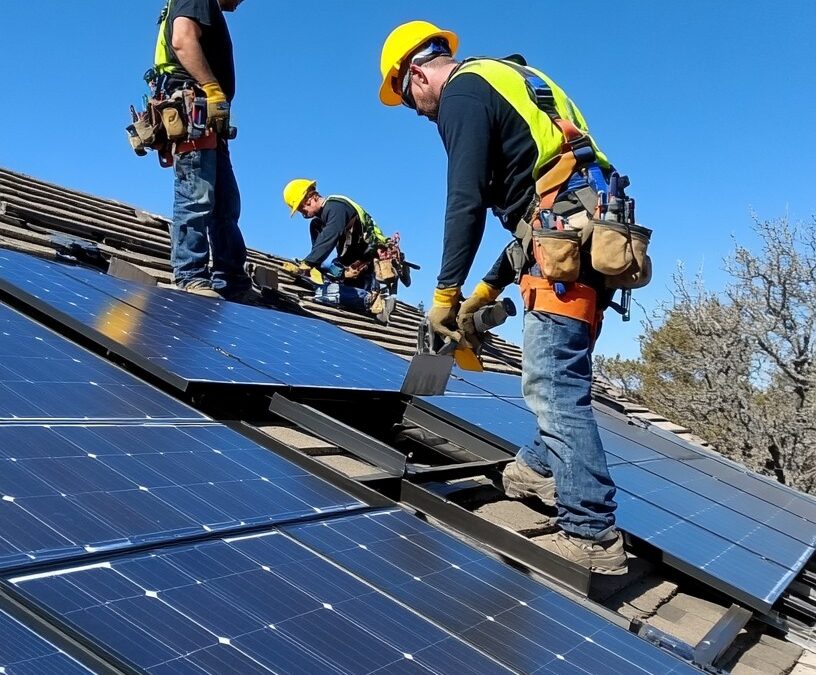 Installing solar panels