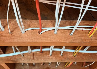 our project in Victoria, rewiring the whole house without open the walls