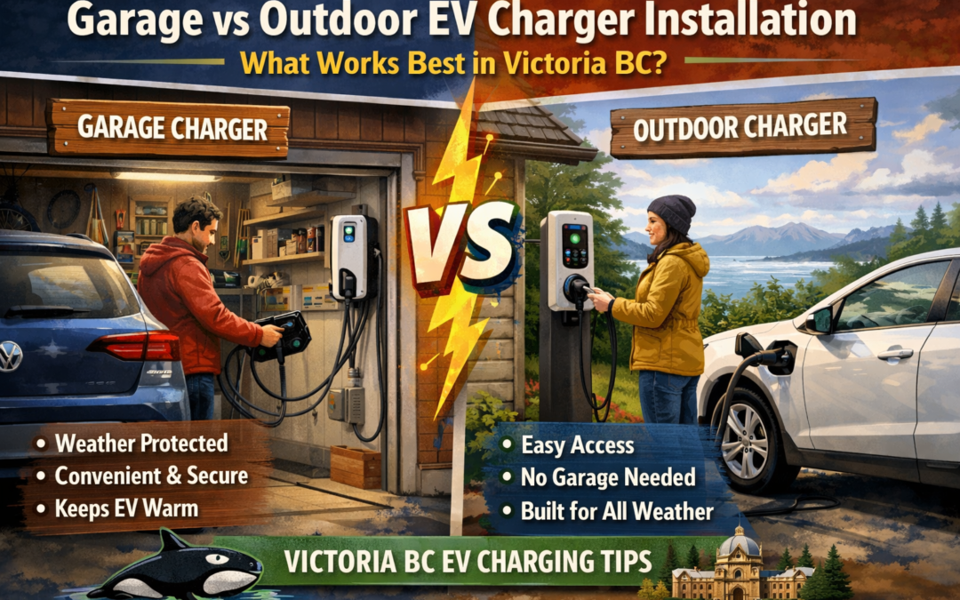 Garage vs Outdoor EV Charger Installation: What Works Best in Victoria BC?